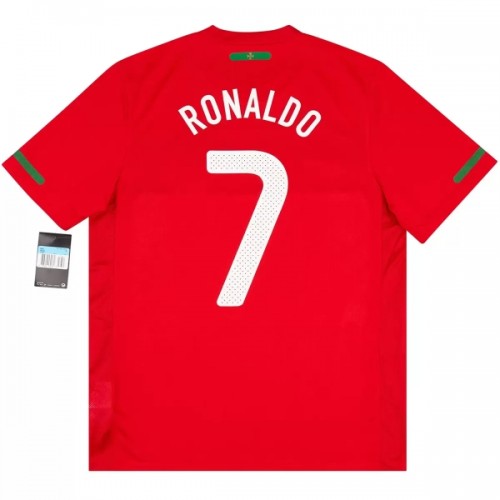 Camiseta de fútbol Portugal Ronaldo 7 2010 Primera Equipación Retro - Hombre Camiseta de fútbol Portugal Ronaldo 7 2010 Primera Equipación Retro - Hombre