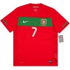 Camiseta de fútbol Portugal Ronaldo 7 2010 Primera Equipación Retro - Hombre