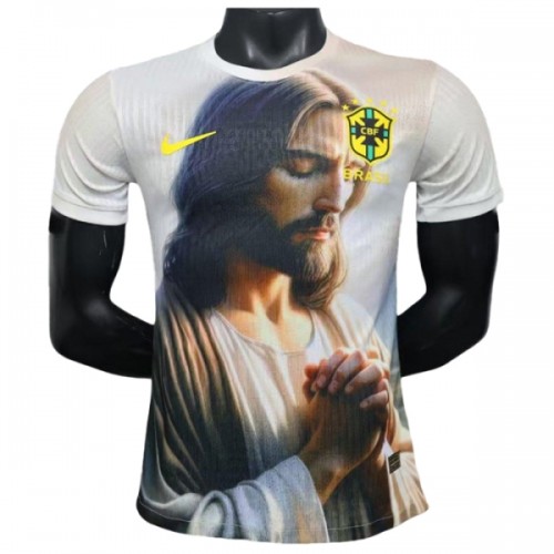 Camiseta de fútbol Brasil x Praying Special 2025 - Hombre Camiseta de fútbol Brasil x Praying Special 2025 - Hombre