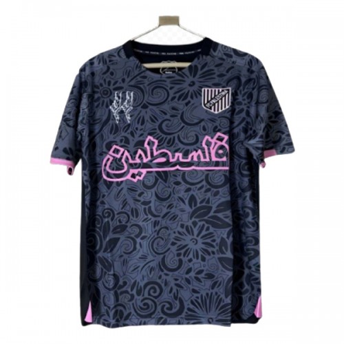 Camiseta de fútbol FC Palestina X Farrah Azam 2025-26 Negra - Hombre Camiseta de fútbol FC Palestina X Farrah Azam 2025-26 Negra - Hombre