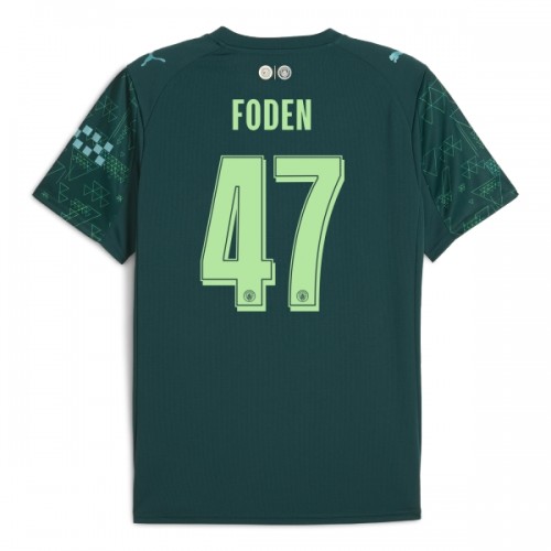 Camiseta de fútbol Manchester City Foden 47 Cuarta Equipación EA Sport 2025-26 - Hombre Camiseta de fútbol Manchester City Foden 47 Cuarta Equipación EA Sport 2025-26 - Hombre