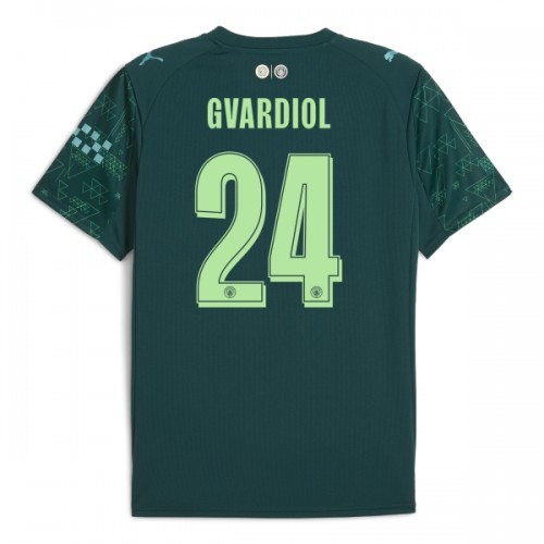 Camiseta de fútbol Manchester City Gvardiol 24 Cuarta Equipación EA Sport 2025-26 - Hombre Camiseta de fútbol Manchester City Gvardiol 24 Cuarta Equipación EA Sport 2025-26 - Hombre