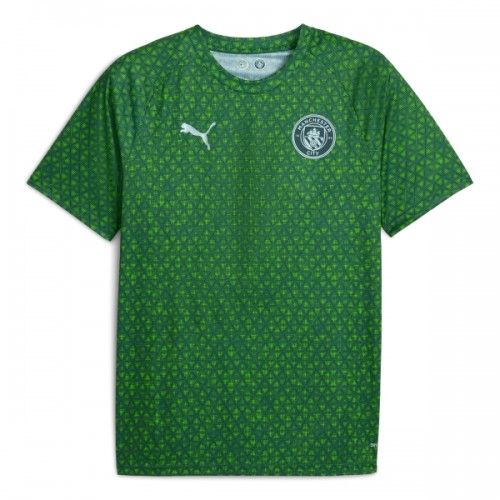 Camiseta de fútbol Manchester City Pre-Match 2025-26 Verde - Hombre Camiseta de fútbol Manchester City Pre-Match 2025-26 Verde - Hombre