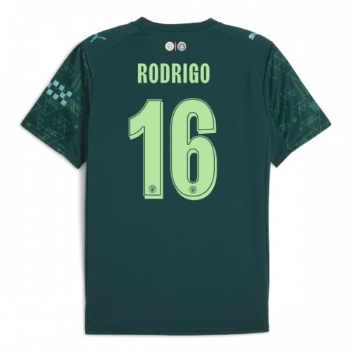 Camiseta de fútbol Manchester City Rodrigo 16 Cuarta Equipación EA Sport 2025-26 - Hombre Camiseta de fútbol Manchester City Rodrigo 16 Cuarta Equipación EA Sport 2025-26 - Hombre