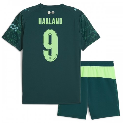 Conjunto Manchester City Haaland 9 Cuarta Equipación EA Sport 2025-26 - Niño Conjunto Manchester City Haaland 9 Cuarta Equipación EA Sport 2025-26 - Niño