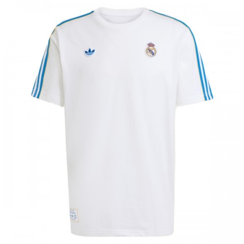 Camiseta de fútbol Real Madrid Terrace Icons 2025-26 Blanca - Hombre Camiseta de fútbol Real Madrid Terrace Icons 2025-26 Blanca - Hombre