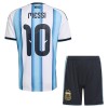 Conjunto Argentina Messi 10 Primera Equipación Mundial 2026 - Niño