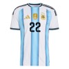 Camiseta de fútbol Argentina Lautaro Martinez 22 Primera Equipación Mundial 2026 - Hombre