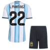Conjunto Argentina Lautaro Martinez 22 Primera Equipación Mundial 2026 - Niño