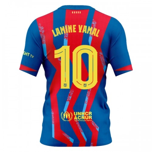 Camiseta de fútbol FC Barcelona Lamine Yamal 10 Cuarta Equipación 2025-26 - Hombre Camiseta de fútbol FC Barcelona Lamine Yamal 10 Cuarta Equipación 2025-26 - Hombre