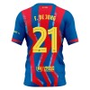 Conjunto FC Barcelona Frenkie de Jong 21 Cuarta Equipación 2025-26 - Niño