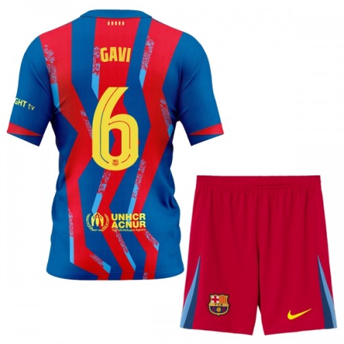 Conjunto FC Barcelona Gavi 6 Cuarta Equipación 2025-26 - Niño Conjunto FC Barcelona Gavi 6 Cuarta Equipación 2025-26 - Niño