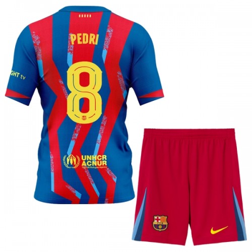 Conjunto FC Barcelona Pedri 8 Cuarta Equipación 2025-26 - Niño Conjunto FC Barcelona Pedri 8 Cuarta Equipación 2025-26 - Niño