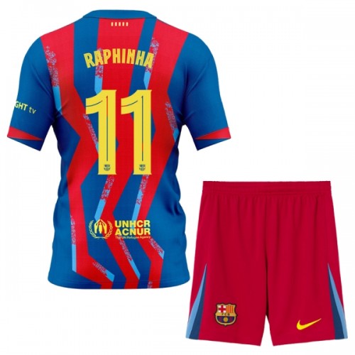 Conjunto FC Barcelona Raphinha 11 Cuarta Equipación 2025-26 - Niño Conjunto FC Barcelona Raphinha 11 Cuarta Equipación 2025-26 - Niño