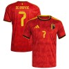 Camiseta de fútbol Bélgica De Bruyne 7 Primera Equipación Mundial 2026 - Hombre Camiseta de fútbol Bélgica De Bruyne 7 Primera Equipación Mundial 2026 - Hombre