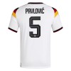 Camiseta de fútbol Alemania Pavlovic 5 Primera Equipación Mundial 2026 - Hombre
