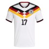 Camiseta de fútbol Alemania Wirtz 17 Primera Equipación Mundial 2026 - Hombre