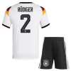 Conjunto Alemania Rudiger 2 Primera Equipación Mundial 2026 - Niño
