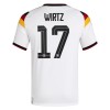 Conjunto Alemania Wirtz 17 Primera Equipación Mundial 2026 - Niño