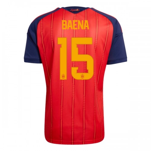 Camiseta de fútbol España Baena 15 Primera Equipación Mundial 2026 - Hombre Camiseta de fútbol España Baena 15 Primera Equipación Mundial 2026 - Hombre