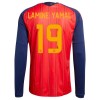 Camiseta de fútbol Manga Larga España Lamine Yamal 19 Primera Equipación Mundial 2026 - Hombre