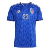 Camiseta de fútbol Italia Bastoni 23 Primera Equipación Mundial 2026 - Hombre