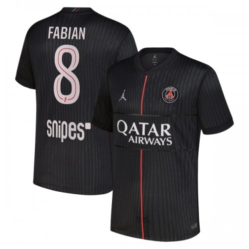 Camiseta de fútbol Paris Saint-Germain Fabian 8 Cuarta Equipación Jordan 2025-26 - Hombre Camiseta de fútbol Paris Saint-Germain Fabian 8 Cuarta Equipación Jordan 2025-26 - Hombre