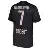 Camiseta de fútbol Paris Saint-Germain Kvaratskhelia 7 Cuarta Equipación Jordan 2025-26 - Hombre