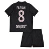 Conjunto Paris Saint-Germain Fabian 8 Cuarta Equipación Jordan 2025-26 - Niño