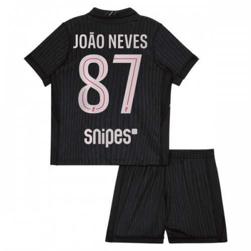 Conjunto Paris Saint-Germain Joao Neves 87 Cuarta Equipación Jordan 2025-26 - Niño Conjunto Paris Saint-Germain Joao Neves 87 Cuarta Equipación Jordan 2025-26 - Niño
