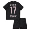 Conjunto Paris Saint-Germain Vitinha 17 Cuarta Equipación Jordan 2025-26 - Niño