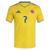 Camiseta de fútbol Colombia Luis Diaz 7 Primera Equipación Mundial 2026 - Hombre