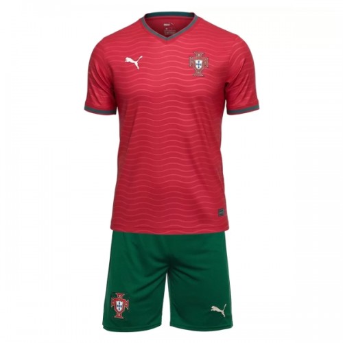 Conjunto Portugal Primera Equipación Mundial 2026 - Niño Conjunto Portugal Primera Equipación Mundial 2026 - Niño