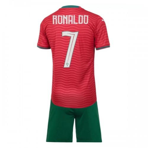 Conjunto Portugal Ronaldo 7 Primera Equipación Mundial 2026 - Niño Conjunto Portugal Ronaldo 7 Primera Equipación Mundial 2026 - Niño