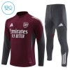 Sudadera De Entrenamiento Arsenal Cremallera De Cuarto 2025-26 Roja - Niño
