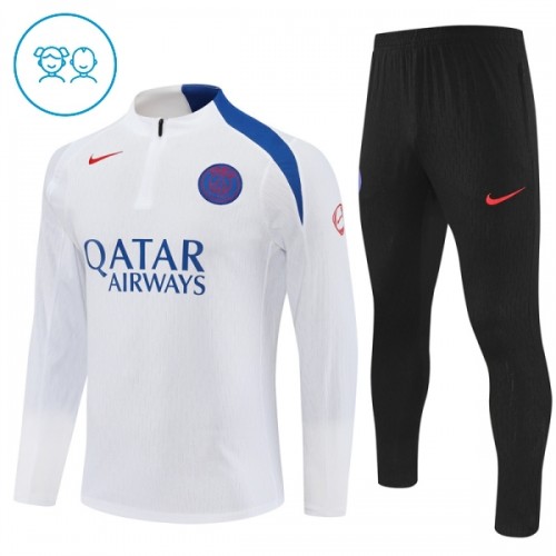 Sudadera De Entrenamiento Paris Saint-Germain Cremallera De Cuarto 2025-26 Blanca - Niño Sudadera De Entrenamiento Paris Saint-Germain Cremallera De Cuarto 2025-26 Blanca - Niño