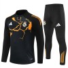 Sudadera De Entrenamiento Real Madrid Cremallera De Cuarto 2025-26 Negra - Hombre