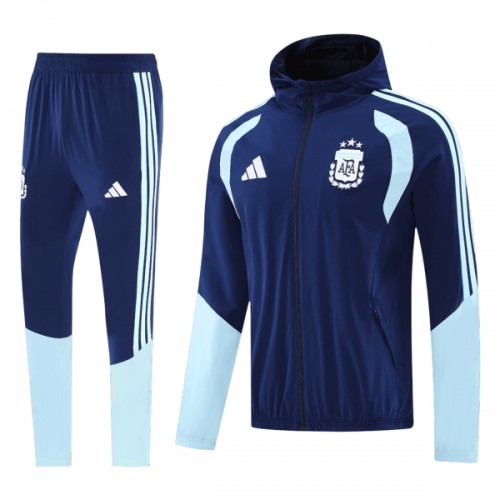Chaqueta De Entrenamiento Con Capucha Argentina 2026-27 Armada - Hombre Chaqueta De Entrenamiento Con Capucha Argentina 2026-27 Armada - Hombre