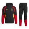 Chaqueta De Entrenamiento Con Capucha Bélgica 2026-27 Negra - Hombre