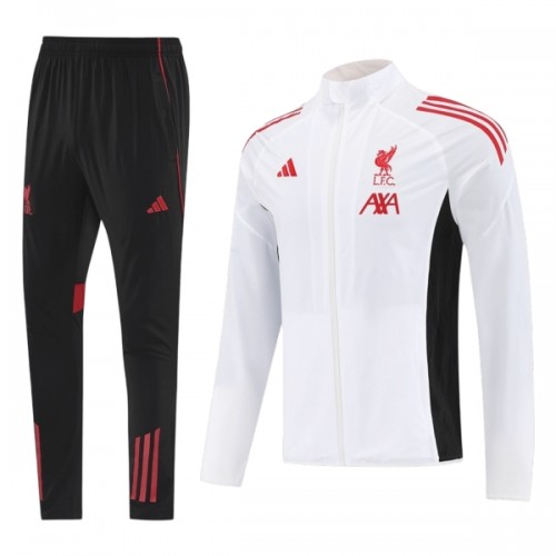 Chaqueta De Entrenamiento Trajes Liverpool 2025-26 Blanca - Hombre Chaqueta De Entrenamiento Trajes Liverpool 2025-26 Blanca - Hombre