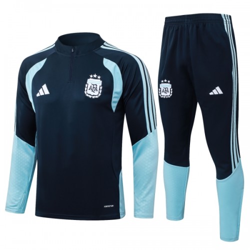 Sudadera De Entrenamiento Argentina Cremallera De Cuarto 2026-27 Armada - Hombre Sudadera De Entrenamiento Argentina Cremallera De Cuarto 2026-27 Armada - Hombre