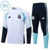 Sudadera De Entrenamiento Argentina Cremallera De Cuarto 2026-27 Blanca - Niño