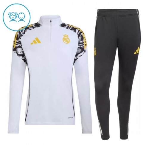 Sudadera De Entrenamiento Real Madrid Cremallera De Cuarto 2026-27 Blanca - Niño Sudadera De Entrenamiento Real Madrid Cremallera De Cuarto 2026-27 Blanca - Niño