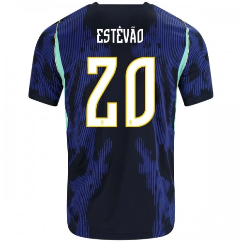 Camiseta de fútbol Brasil Estevao 20 Segunda Equipación Mundial 2026 - Hombre Camiseta de fútbol Brasil Estevao 20 Segunda Equipación Mundial 2026 - Hombre