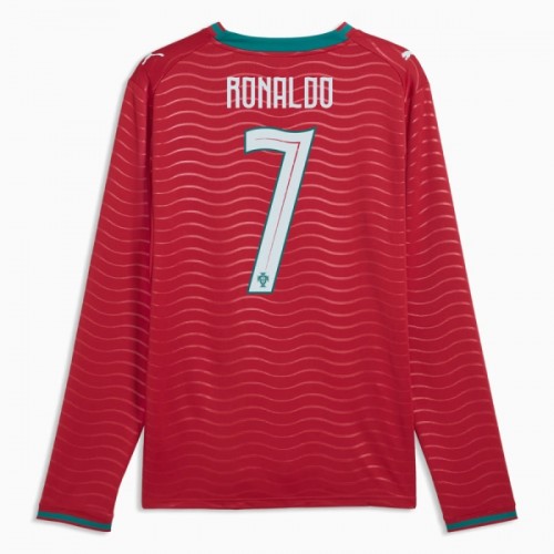 Camiseta de fútbol Manga Larga Portugal Ronaldo 7 Primera Equipación Mundial 2026 - Hombre Camiseta de fútbol Manga Larga Portugal Ronaldo 7 Primera Equipación Mundial 2026 - Hombre