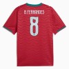 Camiseta de fútbol Portugal B. Fernandes 8 Primera Equipación Mundial 2026 - Hombre