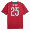 Camiseta de fútbol Portugal Nuno Mendes 25 Primera Equipación Mundial 2026 - Hombre