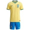 Conjunto Brasil Primera Equipación Mundial 2026 - Niño