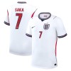 Camiseta de fútbol Inglaterra Saka 7 Primera Equipación Mundial 2026 - Hombre