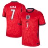 Camiseta de fútbol Inglaterra Saka 7 Segunda Equipación Mundial 2026 - Hombre